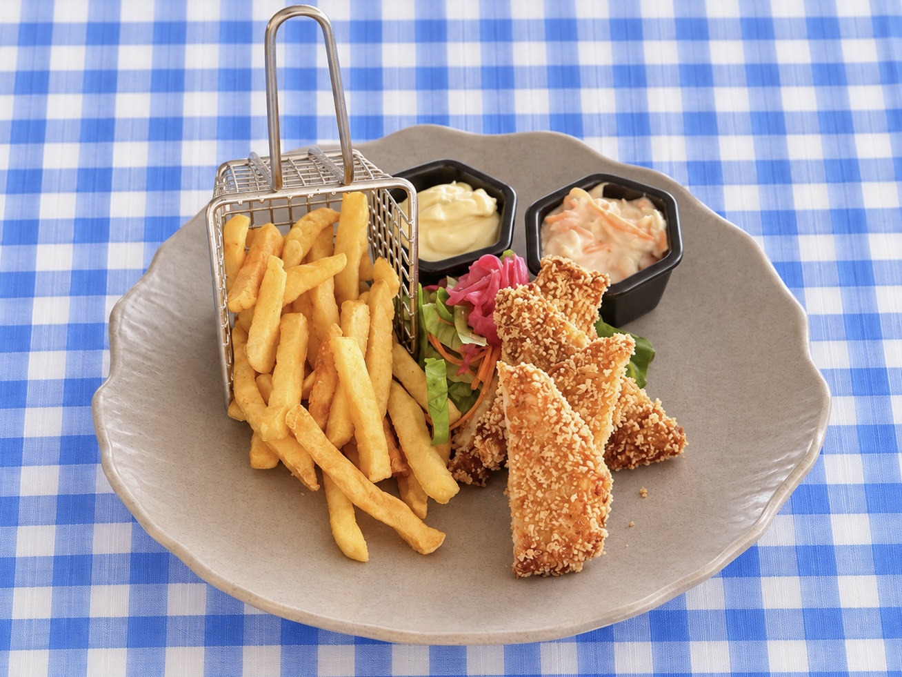 Panierter Fisch